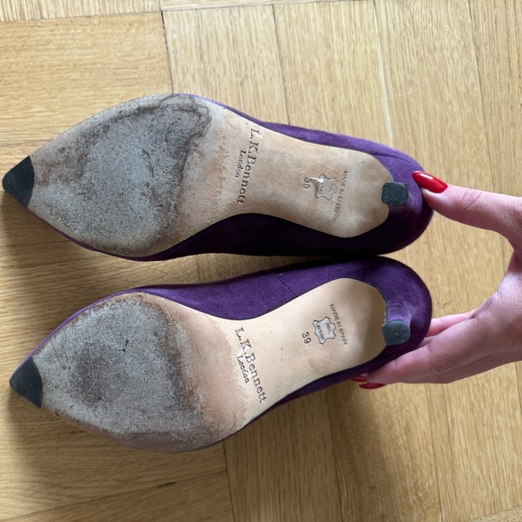 L.K.Bennett purple pumps, size 39 - Picture 4 of 5